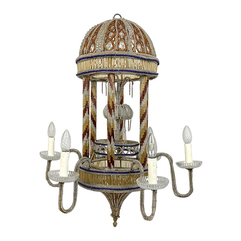 SPORTARC Lanterna marocchina, lanterna per candele e luci elettriche, per interni ed esterni, decorativa, resistente al vento, stile arabo-orientale, realizzata a mano, 26,8 x 15 cm